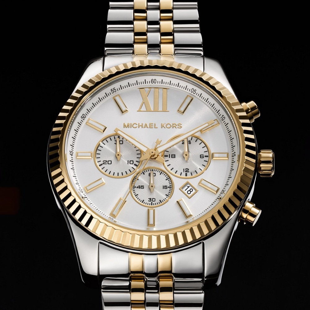 Michael Kors Two-Tone Chronograph Watch